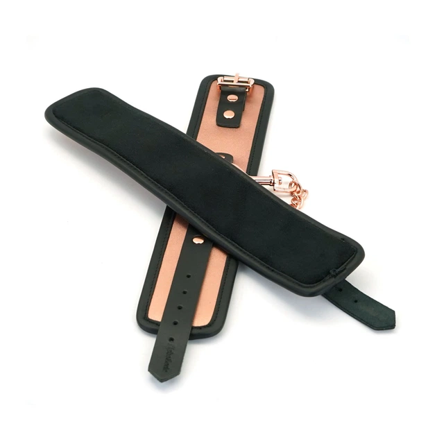 Фіксатори для ніг Liebe Seele Rose Gold Memory Ankle Cuffs Золотисті One Size - Фото 4 Фіксатори для ніг Liebe Seele Rose Gold Memory Ankle Cuffs Золотисті One Size - зображення 4