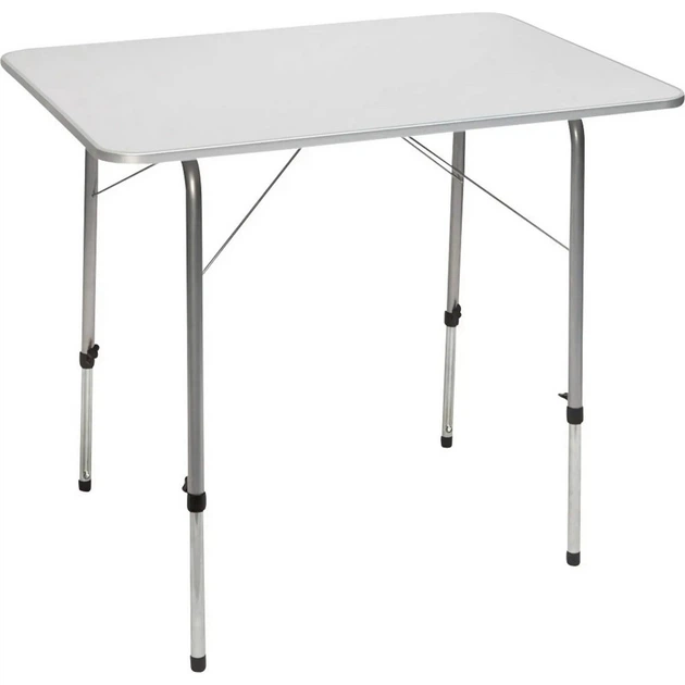 Стіл Bo-Camp Adjustable Height 80x60 cm Grey 1405505 DAS301455 - Фото 1 Стіл Bo-Camp Adjustable Height 80x60 cm Grey 1405505 DAS301455 - зображення 1
