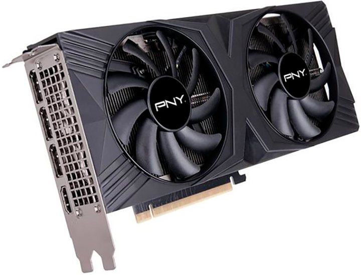 Karta graficzna PNY PCI-Ex GeForce RTX 4060Ti VERTO Dual Fan 16GB GDDR6 (128bit) (1 x HDMI, 3 x DisplayPort) (VCG4060T16DFXPB1) - obraz 1