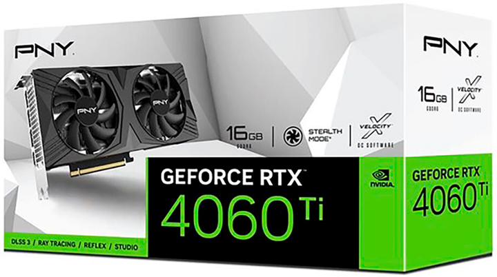 Karta graficzna PNY PCI-Ex GeForce RTX 4060 Ti VERTO Dual Fan 16GB GDDR6 (128bit) (1 x HDMI, 3 x DisplayPort) (VCG4060T16DFXPB1) - obraz 7