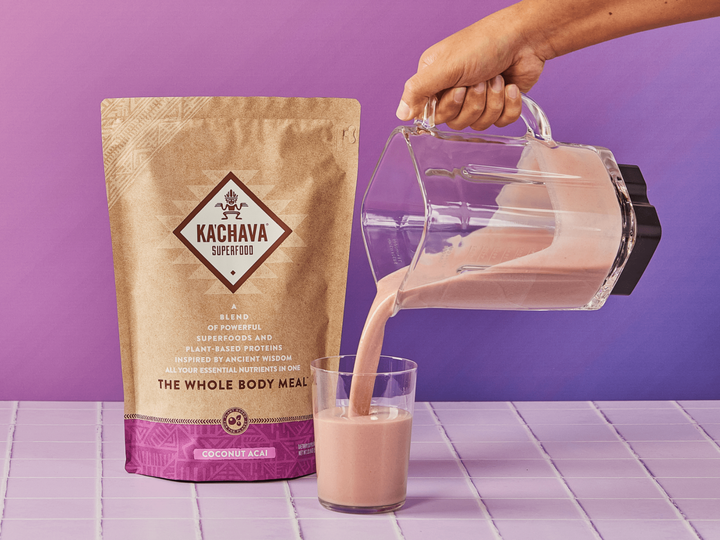 Протеин с витаминами Ka'Chava Superfood Кокос Асаи (930 гр на 15 порций) - изображение 4