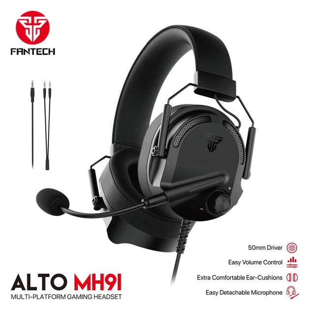 Игровые Наушники Fantech MH91 Alto Черный - Фото 2 Игровые Наушники Fantech MH91 Alto Черный - изображение 2