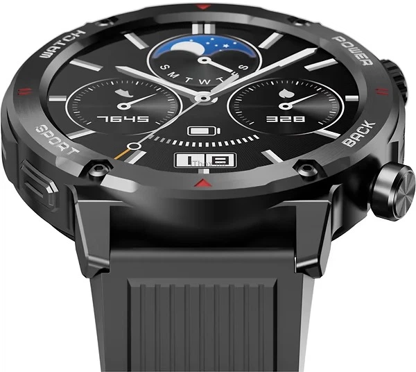 Смарт-годинник iMiki D2 Black Silicone Strap (6973626300691) - зображення 3
