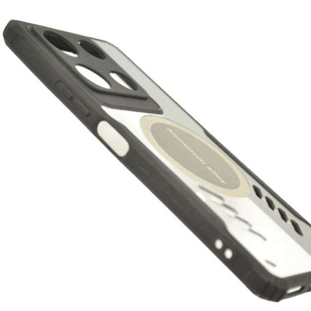 Чохол - накладка Acryl Cooling Armor для Infinix Note 30 Pro з магнітною пластиною, Black - Фото 4 Чохол - накладка Acryl Cooling Armor для Infinix Note 30 Pro з магнітною пластиною, Black - зображення 4