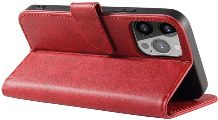 Чохол-книжка Hurtel Magnet Case для iPhone 15 Plus Red (9145576279236) - зображення 5