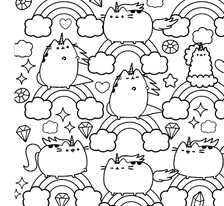 Минираскраска Pusheen - Фото 5 Минираскраска Pusheen - изображение 5