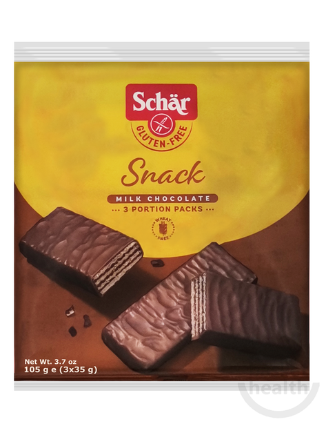 Вафлі без глютену шоколадні з лісовими горіхами "Snack" Dr. Schar 105 г - зображення 2
