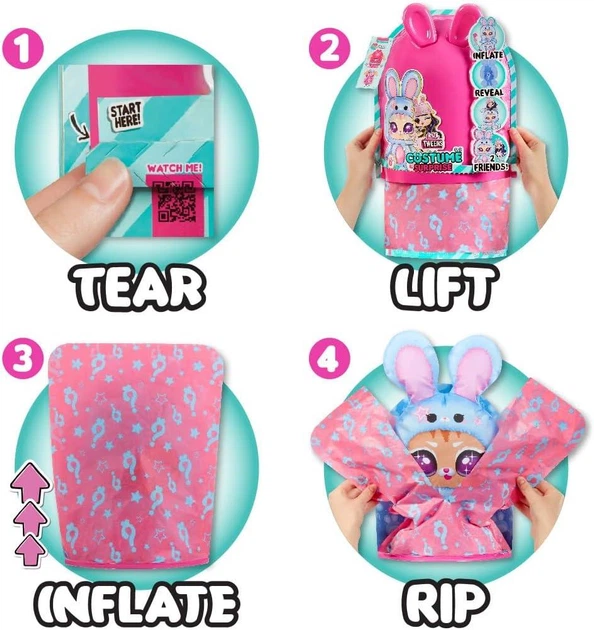 Игровой набор LOL Surprise Aya Cherry + Blue Bunny Costume - Кукла