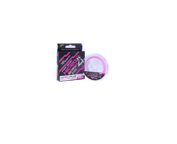 Шнур плетеный Intech MicroN Plus PE X4 100m (1.2 (24lb / 10.88kg)),FS0649999 - изображение 2