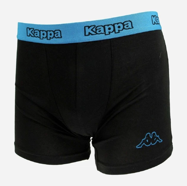 Труси-боксери Kappa Logo Box 2 шт. 304JB30 Black/Blue sea S - Фото 3 Труси-боксери Kappa Logo Box 2 шт. 304JB30 Black/Blue sea S - зображення 3
