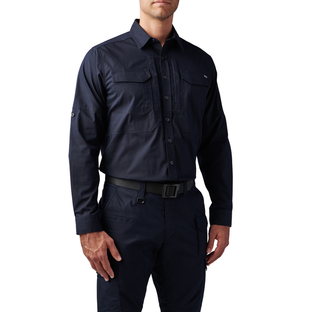 Рубашка тактическая 5.11 Tactical® ABR™ Pro Long Sleeve Shirt L Dark Navy - изображение 2