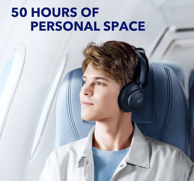 Наушники беспроводные Anker SoundCore Space Q45 синие - изображение 8