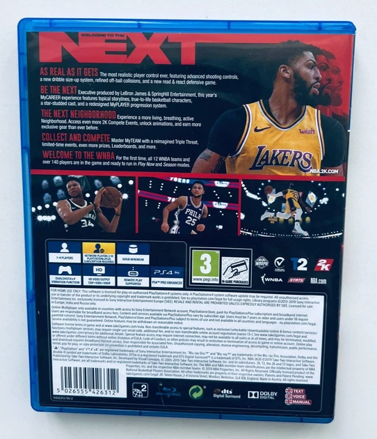 NBA2K20, английская версия - диск для PlayStation 4, Б/У - Фото 3 NBA2K20, английская версия - диск для PlayStation 4, Б/У - изображение 3
