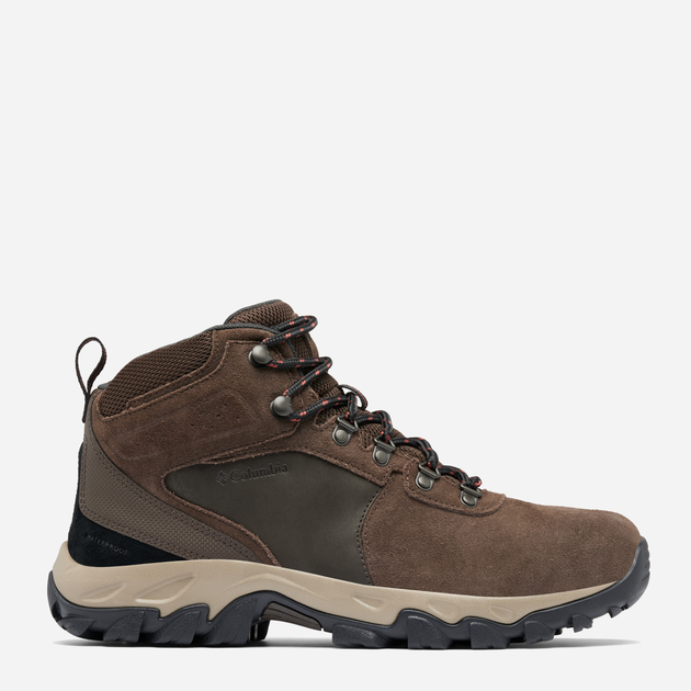 Buty trekkingowe męskie wodoszczelne Columbia Newton Ridge Plus II Suede Wp 1746411233 43 (10US) Ciemnobrązowe (195981584950) - obraz 1