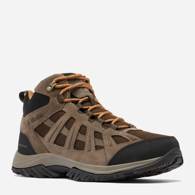 Buty trekkingowe męskie Columbia Redmond III Mid Waterproof 1940581232 42 (9US) Ciemnobrązowe (195981544022) - obraz 1