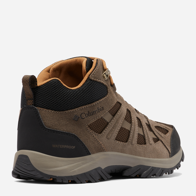 Buty trekkingowe męskie Columbia Redmond III Mid Waterproof 1940581232 43 (10US) Ciemnobrązowe (195981543889) - obraz 3