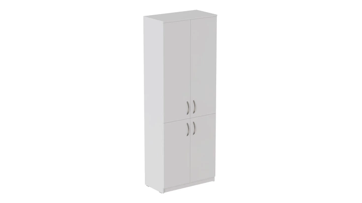 Шафа Анжело Ferrum-decor 5 полиць 4 двері 1900x800x380 ДСП Білий 16 мм (ANG2098) - Фото 2 Шафа Анжело Ferrum-decor 5 полиць 4 двері 1900x800x380 ДСП Білий 16 мм (ANG2098) - зображення 2
