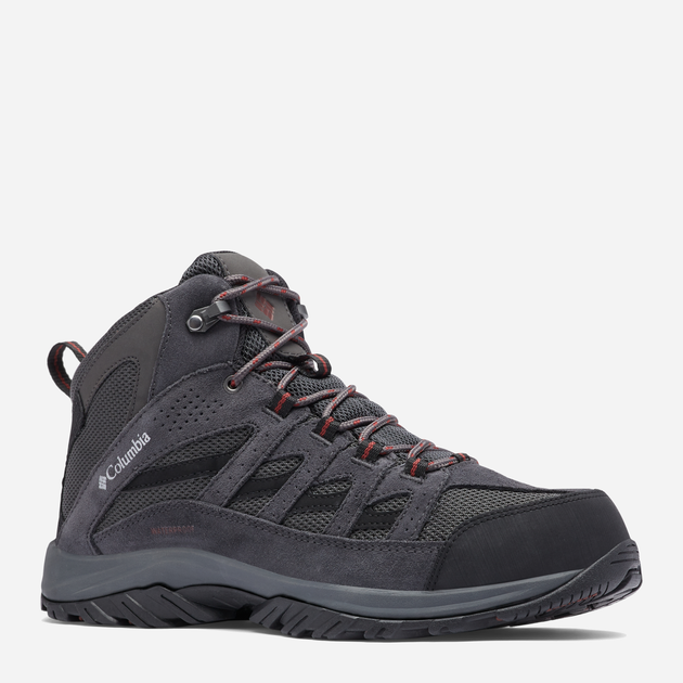Чоловічі черевики для трекінгу Columbia Crestwood Mid Waterproof 2100641089 43 (10US) Темно-сірі (195981558555) - зображення 5