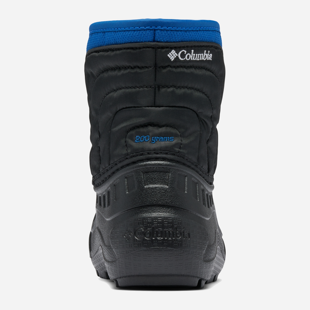 Підліткові зимові чоботи-дутики для хлопчика Columbia Youth Powderbug Snowlite Lace 2103521433 35 (4US) Чорний/Синій (195981560879) - зображення 7