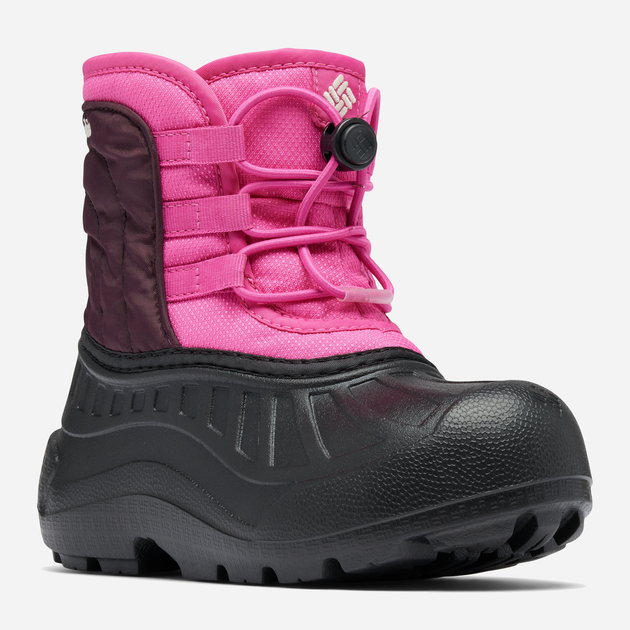 Дитячі зимові чоботи-дутики для дівчинки Columbia Youth Powderbug Snowlite Lace 2103521695 33 (2US) Рожевий/Чорний (195981560756) - зображення 5