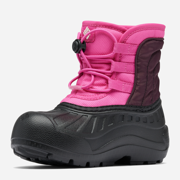 Підліткові зимові чоботи-дутики для дівчинки Columbia Youth Powderbug Snowlite Lace 2103521695 36 (4.5US) Рожевий/Чорний (195981560787) - зображення 4