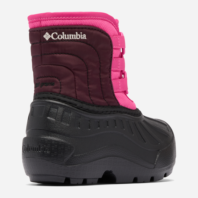 Дитячі зимові чоботи-дутики для дівчинки Columbia Children's Powderbug Snowlite Lace 2103522695 28 (11US) Рожевий/Чорний (195981538588) - зображення 3