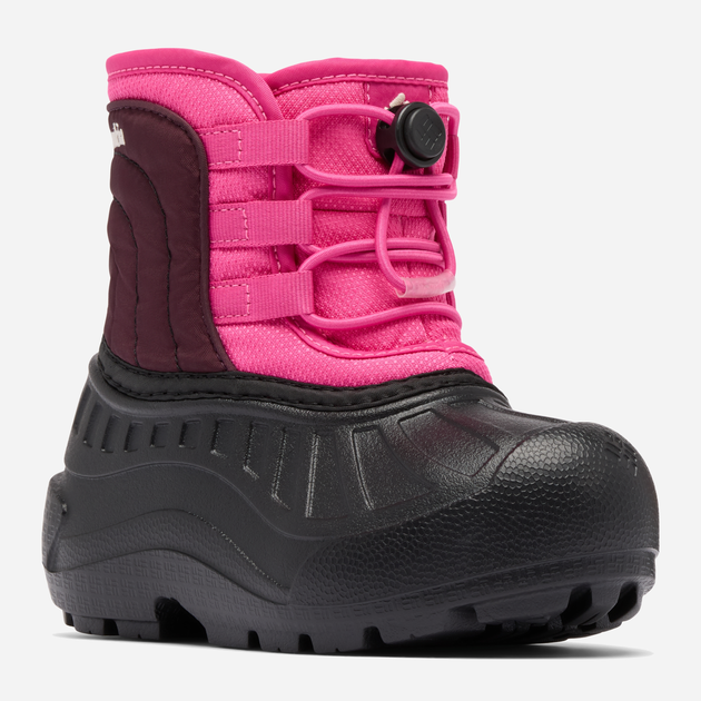 Дитячі зимові чоботи-дутики для дівчинки Columbia Children's Powderbug Snowlite Lace 2103522695 28 (11US) Рожевий/Чорний (195981538588) - зображення 5