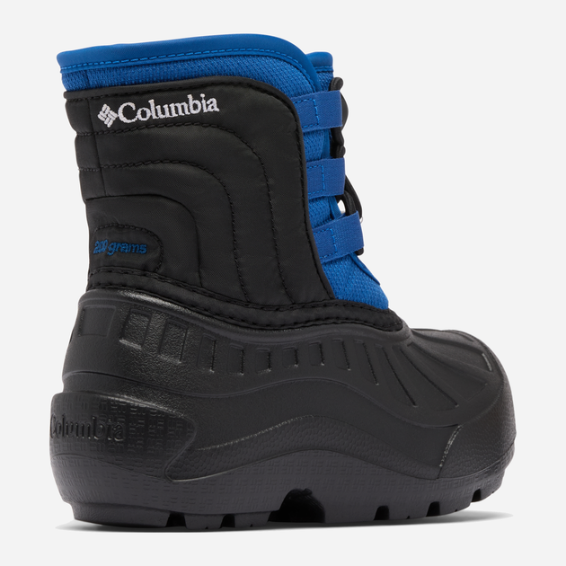 Дитячі зимові чоботи-дутики для хлопчика Columbia Children's Powderbug Snowlite Lace 2103522433 29 (12US) Чорний/Синій (195981538687) - зображення 3