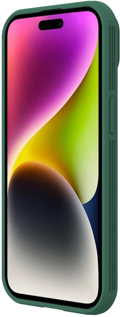 Etui plecki Nillkin CamShield Pro Magnetic Case do Apple iPhone 15 Plus Green (6902048266766) - obraz 5