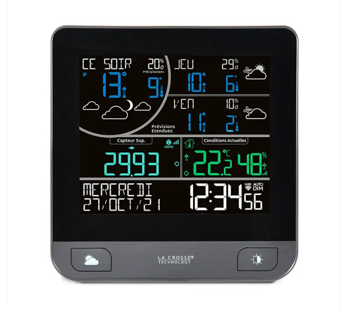 Портативна метеостанція La Crosse LW3101 Wi-Fi Grey - зображення 3