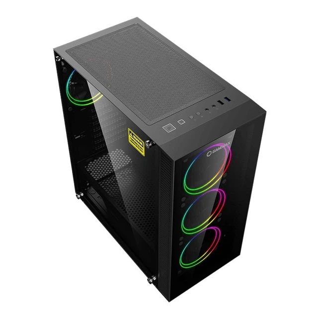 Корпус GAMEMAX Draco XD Black без БЖ - Фото 4 Корпус GAMEMAX Draco XD Black без БЖ - зображення 4