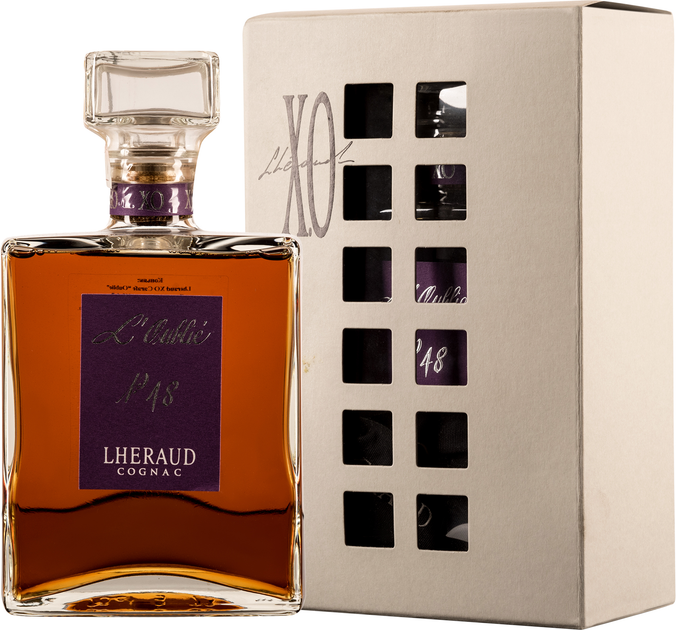 Коньяк Lheraud XO Oublie Carafe 5* 0.7 л 42% в подарочной упаковке (3558270004466) - изображение 1