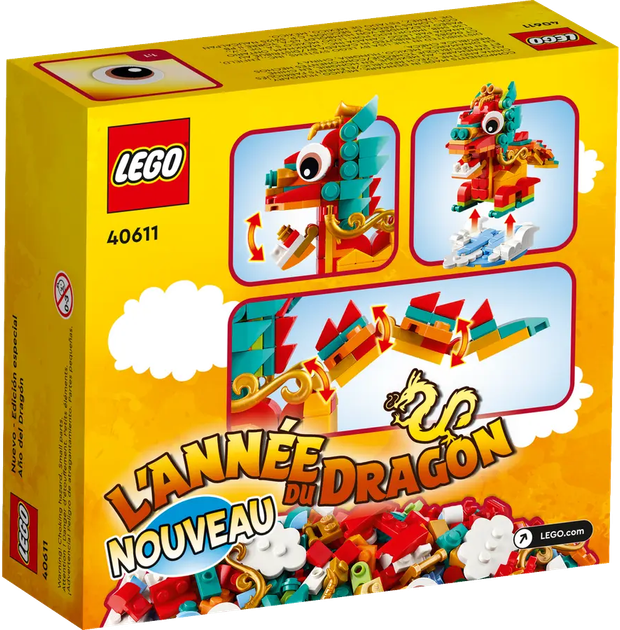 Zestaw klocków LEGO Rok Smoka 214 elementów (40611) - obraz 3