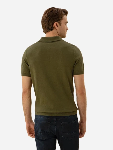 Поло длинное мужское Pierre Cardin G021SZ0TK-000-2016096(haki) XL Хаки (G021SZ0TK-000-2016096(haki)_XL) (8683857703373) - изображение 2