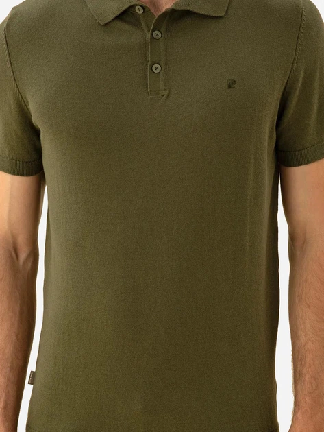 Поло длинное мужское Pierre Cardin G021SZ0TK-000-2016096(haki) XL Хаки (G021SZ0TK-000-2016096(haki)_XL) (8683857703373) - изображение 6