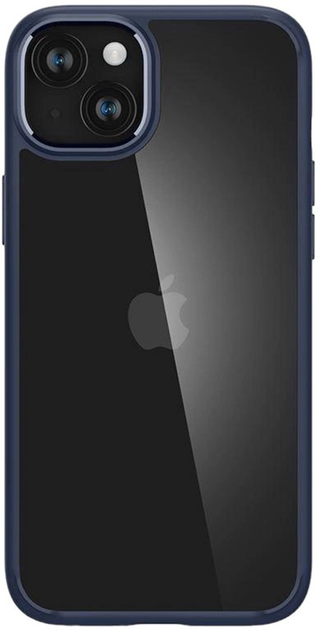 Панель Spigen Crystal Hybrid для iPhone 15 Plus Navy Blue/Transparent (8809896747691) - зображення 1