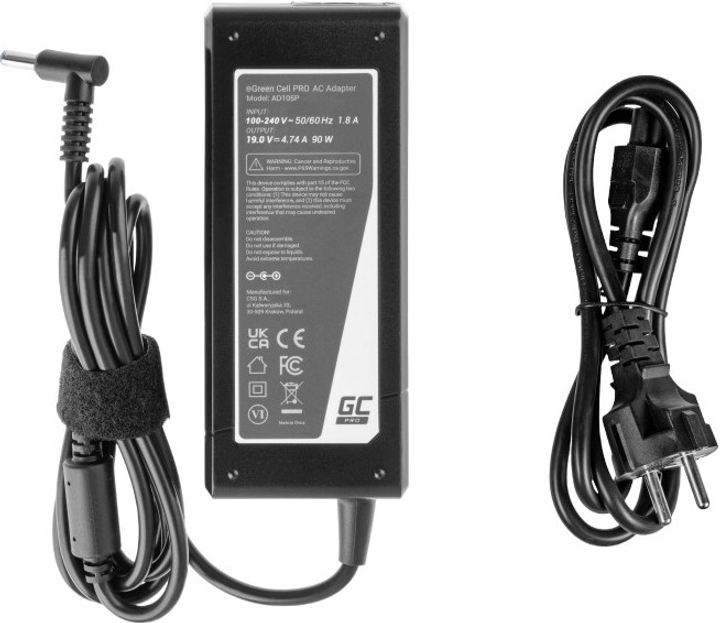 Блок живлення Green Cell Pro 19 V 4.74 A 90 W для ноутбука AsusPRO B8430U (5903317225591) - зображення 5