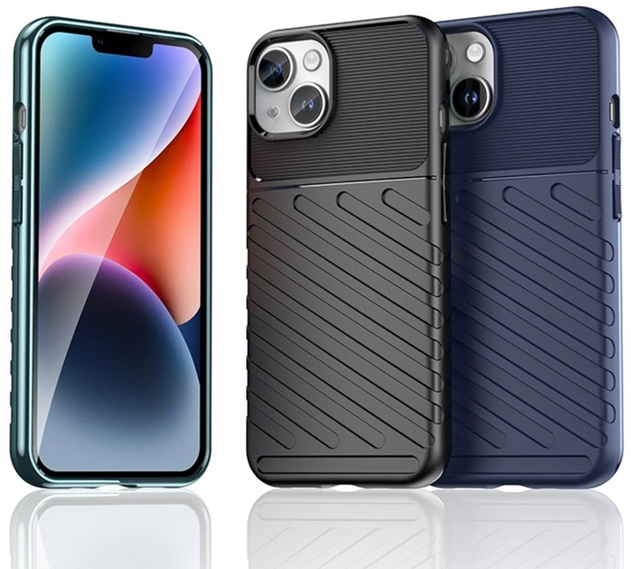 Etui plecki Hurtel Thunder Case do Apple iPhone 15 Plus Blue (9145576279526) - obraz 3