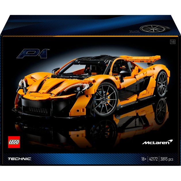 Конструктор LEGO Technic McLaren P1 3893 деталі (42172) - зображення 1