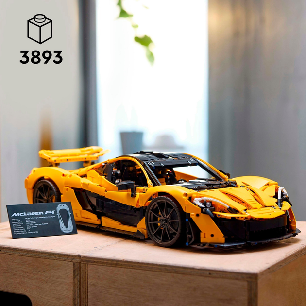 Конструктор LEGO Technic McLaren P1 3893 деталі (42172) - зображення 3