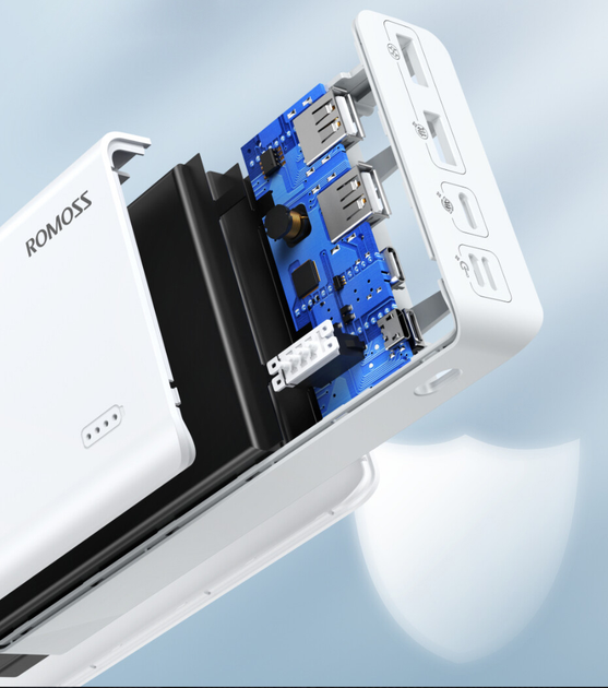УМБ ROMOSS 30000mAh Sense8+ White (001010433475) - зображення 4