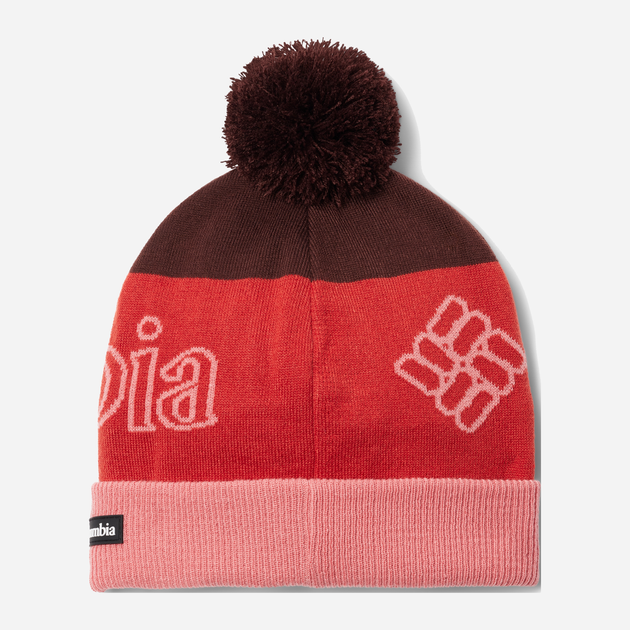 Czapka Columbia Polar Powder II Beanie 1979861607 One Size Brązowy/Czerwony (195981233704) - obraz 2