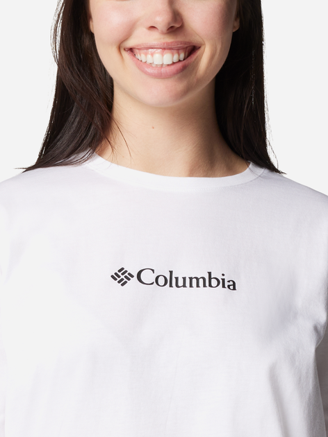 Longsleeve damski Columbia North Cascades LS Tee 2013481105 S Biały (195981331172) - obraz 5