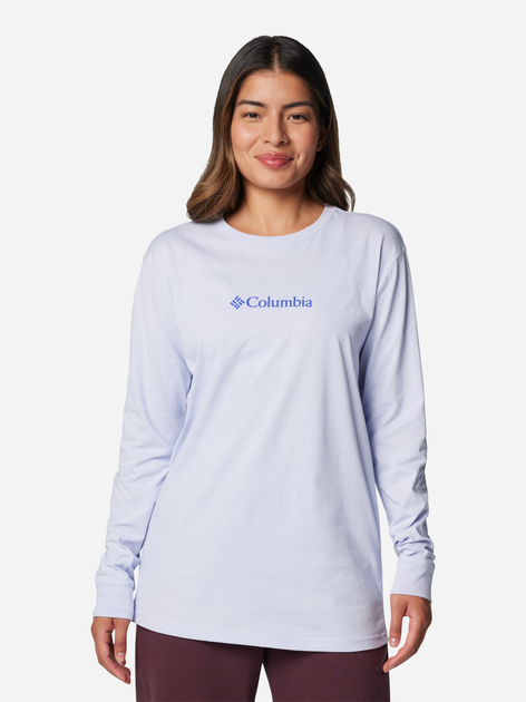 Longsleeve damski Columbia North Cascades LS Tee 2013481581 XS Fioletowy (195981330991) - obraz 1