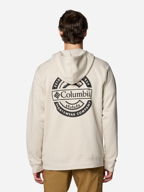 Худі чоловіче Columbia Columbia Trek Graphic Hoodie 2018494280 L Молочне (195981404784) - зображення 2