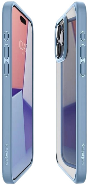 Etui Spigen Crystal Hybrid do iPhone 15 Pro Max Blue/Transparent (8809896747561) - obraz 5