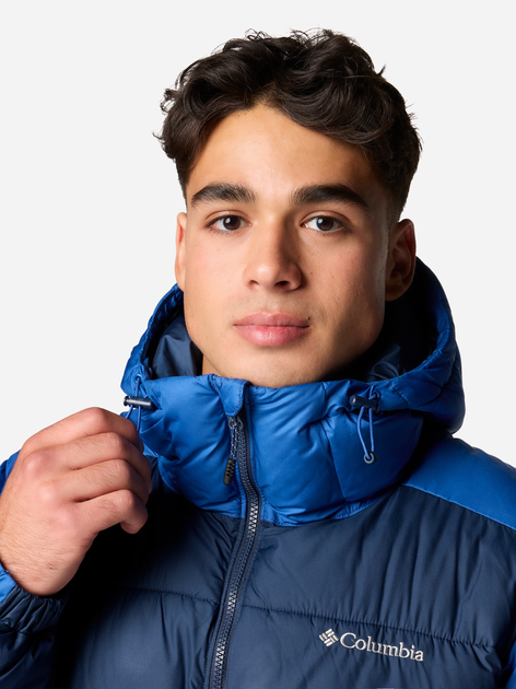 Kurtka zimowa męska sportowa Columbia Pike Lake II Hooded Jacket 2050931433 S Niebieska (195981097283) - obraz 6