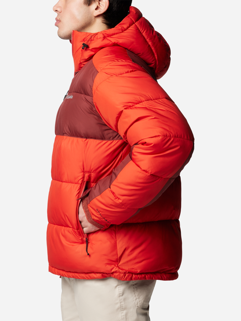 Kurtka zimowa męska sportowa Columbia Pike Lake II Hooded Jacket 2050931698 S Czerwona (195981097337) - obraz 5