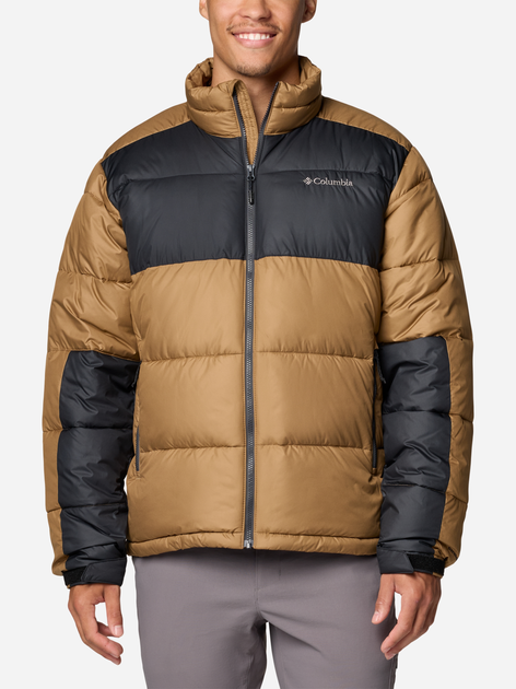 Kurtka zimowa męska sportowa Columbia Pike Lake II Jacket 2050941258 S Brązowa (195981658149) - obraz 1