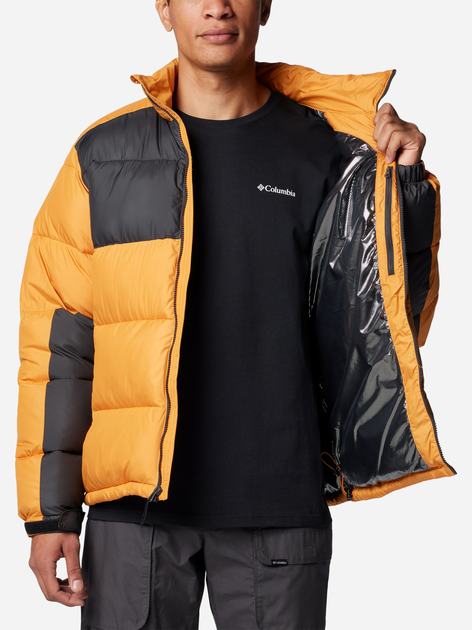 Kurtka zimowa męska sportowa Columbia Pike Lake II Jacket 2050941861 L Zółta (195981452037) - obraz 4